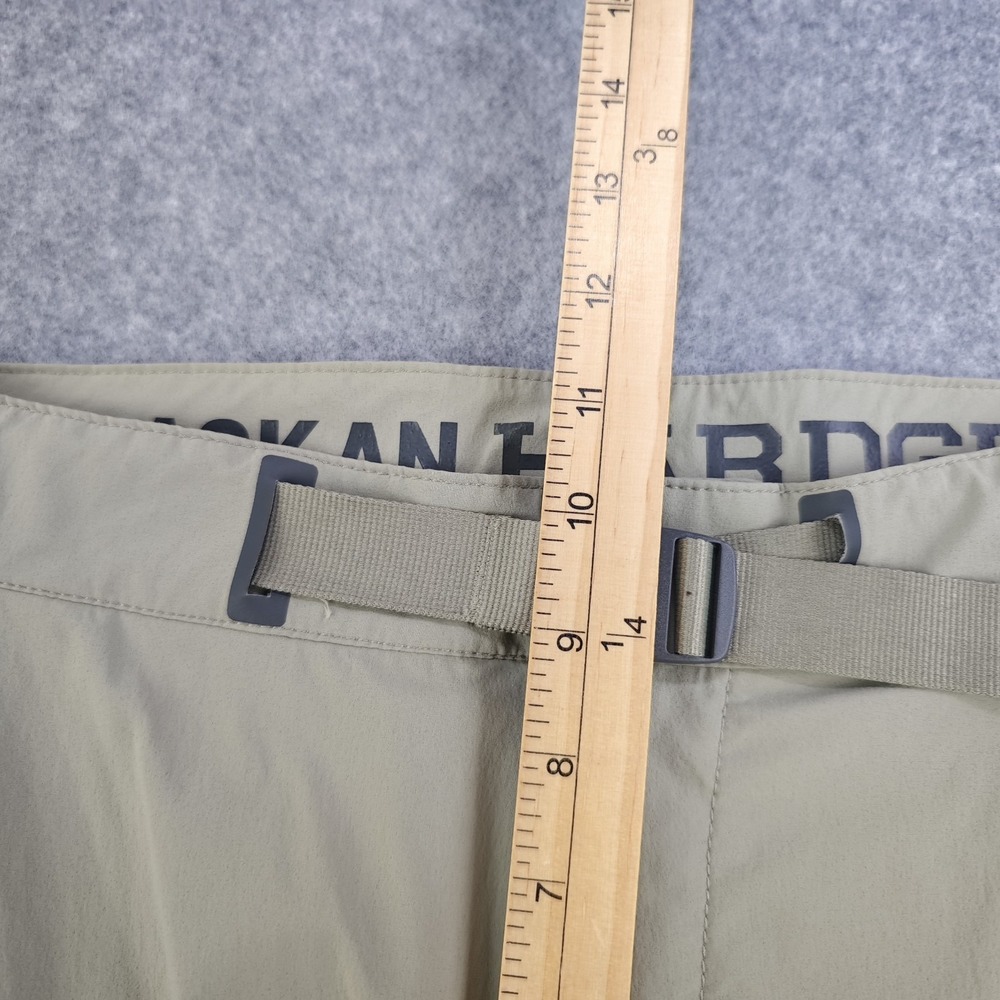 Alaskan Hardgear Pants Mens 34x30 Nylon Stretch Beige Belted 26" Inseam Hiking - Picture 11 of 12